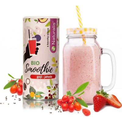 Naturalis Smoothie Naturalis Goji a Jahoda BIO 180 g