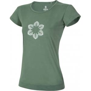 Ocun Дамска тениска Ocun Women's Classic T Organic Flower T-shirt - Green Duck (116-9149-0114)