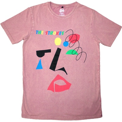 The Strokes Abstract Face (Stone Wash) Kashmir Red L Риза (STROKSTNW11MKR03)