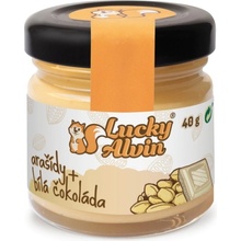 Lucky Alvin Arašidy Biela čokoláda 40 g