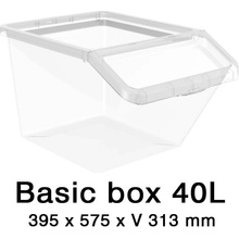 Mikawi Basic Box Úložný box so šikmým čelom 40 L 15-2287