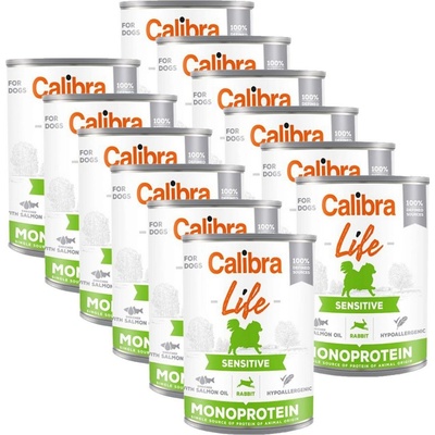 Calibra Dog Life Adult Sensitive Rabbit 12 x 400 g