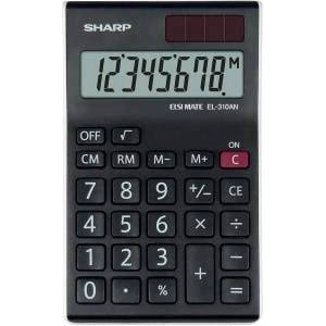 Sharp calculator desktop box elsi mate el310anwh Калкулатори