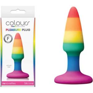  Анален плъг в мини размер, цветна версия 8, 9см. - Pride Edition Mini Rainbow (NSTOYS0788)