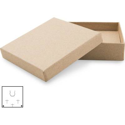 ECO dárková krabička kraftová 86x86x25 mm 10 ks