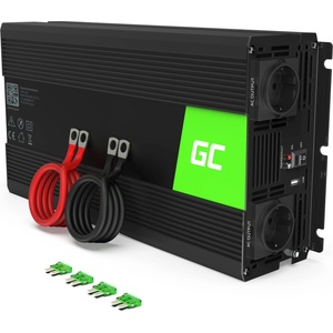 Green Cell Green Cell® 1500W/3000W 12V to 230V Volt Car Voltage Converter Inverter Power Solar Inverter DC AC Converter Current Converter Vehicles Caravan Car Modified Sine Wave Car Charger - boombuy