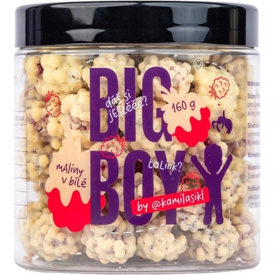 BIG BOY Maliny v bielej čokoláde 160 g