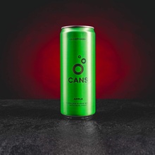Cans s příchutí jablka a bezinky 330 ml