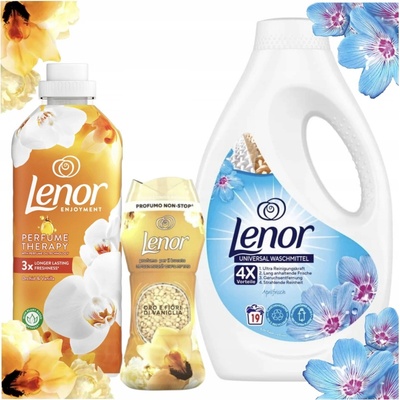 Lenor prací gél Color Orchid & Vanille 950 ml 19 PD