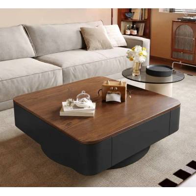 LuxuryForm Design Modena 80 x 80 cm hnedý čierny