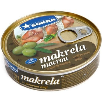 Sokra Makrela Makrela v olivovom oleji 160 g