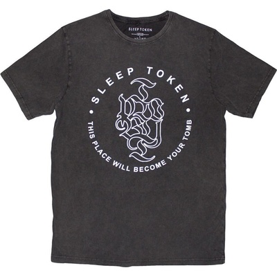 Sleep Token Tomb Text Ring Stone Wash Black XL Риза (SLTKSTNW05MC04)