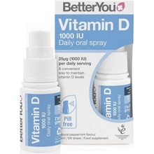 BetterYou Vitamin D1000, ústní sprej, 15 ml