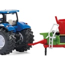 Siku 1988 Farmer traktor New Holland s předním nakladačem 1:50