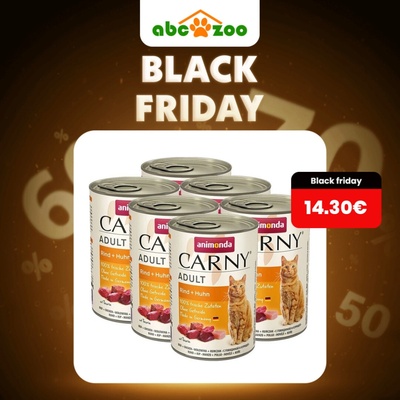 Animonda Carny Adult hovädzie a kura 6 x 400 g