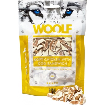 WOOLF Soft Chicken with Cod Sandwich 100 g