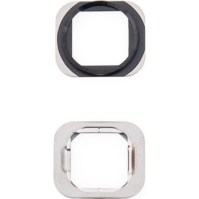AppleMix Kovový rámček tlačidla Domov pre Apple iPhone 6 / 6 Plus - Čierny - Kvalita A+