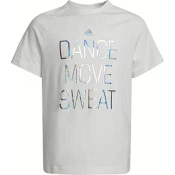 Adidas Dance Metallic-Print Tee White