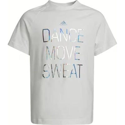 Adidas Dance Metallic-Print Tee White