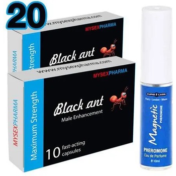 Image 1 of 20 таблетки за ЕРЕКЦИЯ ЧЕРНА МРАВКА + подарък парфюм с феромони