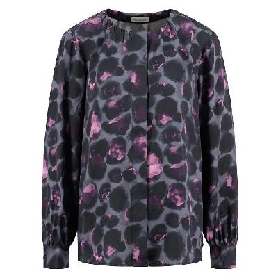 24111114 long sleeve blouse - Grey (Mauve Rose)