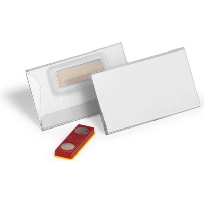 Visačka s šikmým magnetom DURABLE 40x75mm 25ks