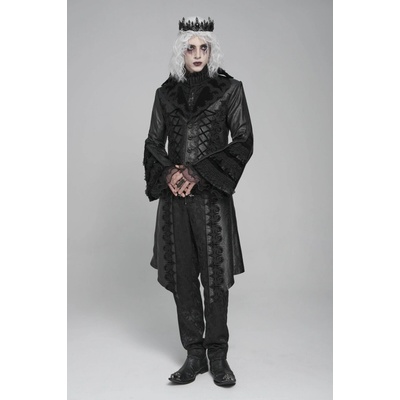 Devil Fashion kabát Gothic Čierna