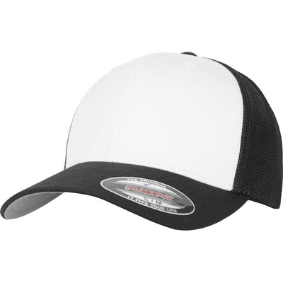 Flexfit 6511 Sieťovaná Flexfit Trucker čierna biela čierna