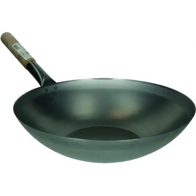 Non Food Panvica Wok oceľová s plochým dnom 33 cm