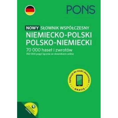 PONS. Nowy słownik współczesny niemiecko polski polsko niemiecki wyd. 2