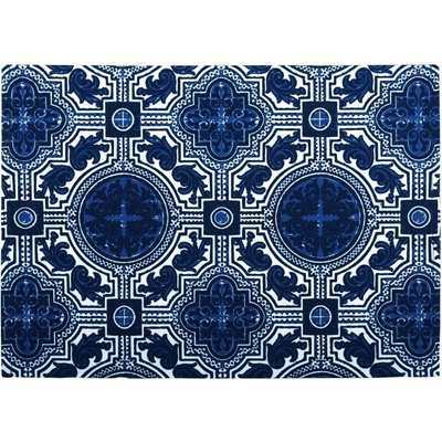 SCANquilt prostírání Muri orient bílomodrá 30x45cm