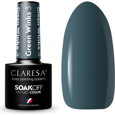 Claresa Gél lak Green Winks 3 5 g