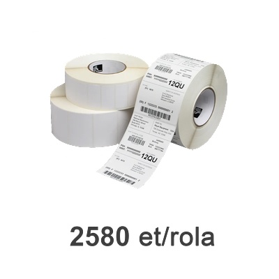 Zebra Самозалепващи етикети Zebra Z-Perform 1000T 51x25 mm, 2580 ет. /ролка (880007-025D)