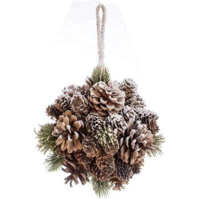 Koule UH šiška SNOW závěsná pr. 16 cm