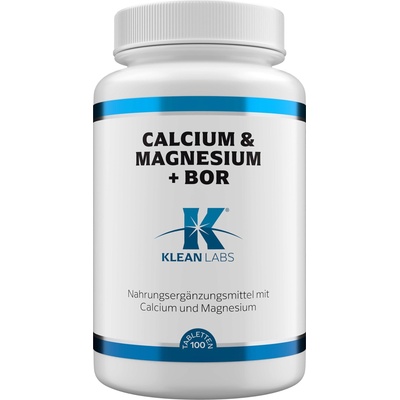 KLEAN LABS Калций и магнезий + бор - 100 таблетки