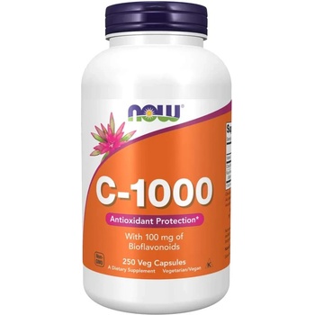 NOW Vitamin C-1000, 250 капсули, Now