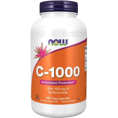 NOW Vitamin C-1000, 250 капсули, Now
