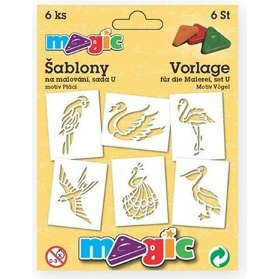 Primo Magic Papírové šablony sada U Ptáci