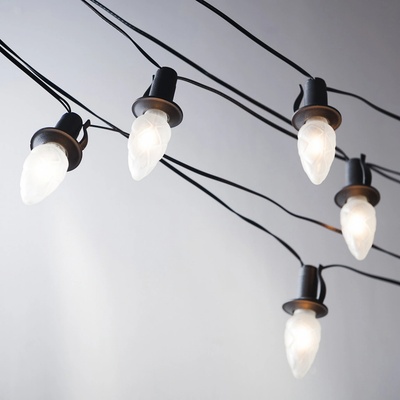 EXIHAND 192020.B.prodloužení Venkovní souprava LED Filament Šiška bílá