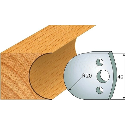 IGM Professional IGM Profil 131 - pár nožov 40x4mm SP F026-131