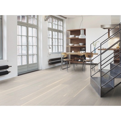 Boen Dub Andante White bílý super matný lak 209 x 2200 mm2,76 m²