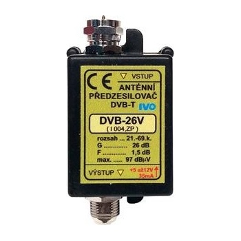 IVO zesilovač DVB-T/T2 DVB-26V