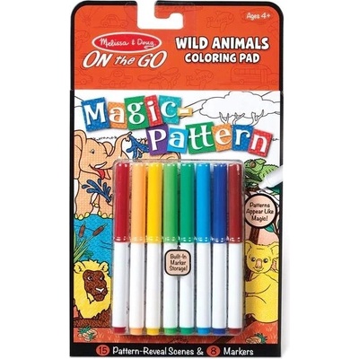 Melissa & Doug magická maľovanka divoké zvieratá
