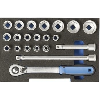 Gedore sada nástrčných klíčů 1/2" 21dílná 1100 CT1-19