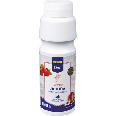 Metro Chef Topping jahoda 1000 g