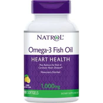 Image 1 of Natrol Omega 3 Fish Oil / Lemon Flavored [90 Гел капсули]
