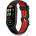 Tech-Protect IconBand Air Strap за Xiaomi Smart Band 8 / 9 / 10 / NFC - черно и червено (5906302331369)