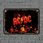  Acdc - музикална метална декоративна табелка - podarakzasnimka - 24,90 лв