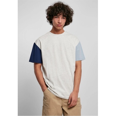 Organic Oversized Colorblock Tee lightgrey