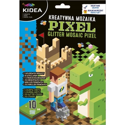 Kreatívna mozaika Pixel Omaľovánka Nálepky Pre Fanúšika Minecraft Kidea
